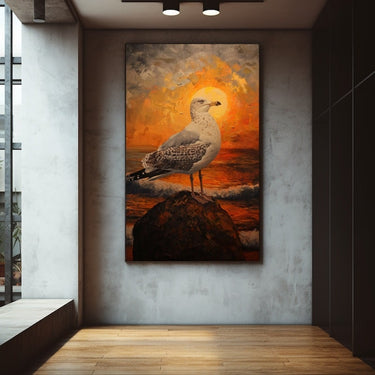 Seagull Canvas Wall Art